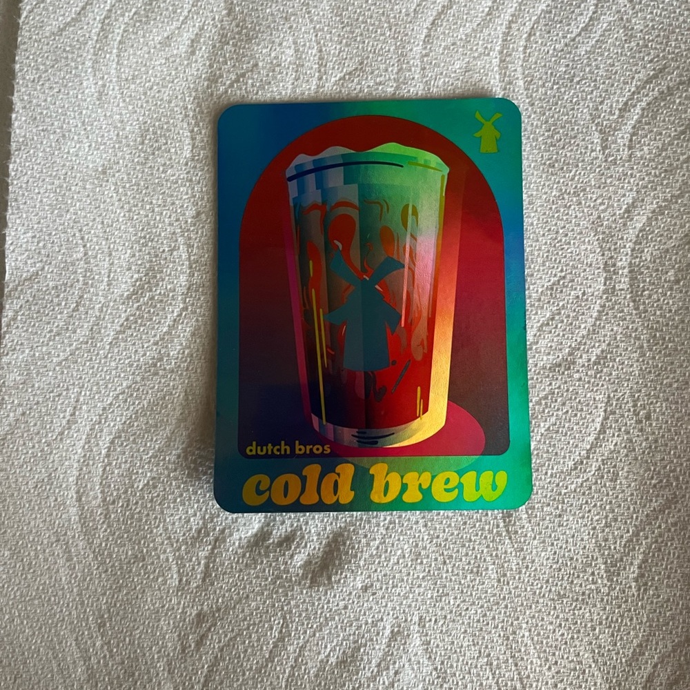 Dutch Bros Sticker - Limited Edition Cold Brew